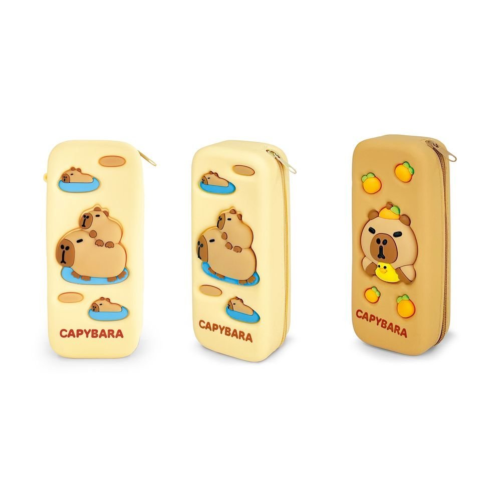 Portatodo silicona con diseño en relieve Capybara Pryse Regalo
