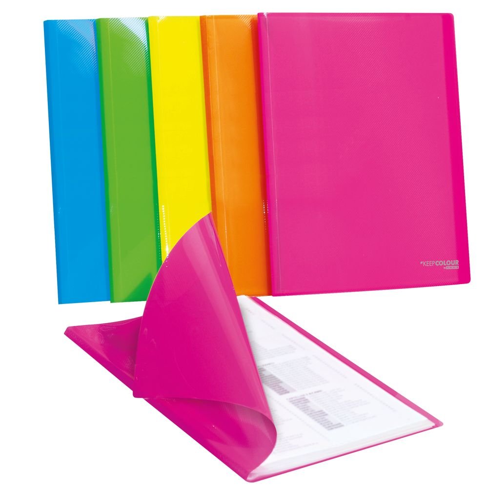 CARPETA 30 FUNDAS FLUOR COLORES SURTIDOS | 12 UNIDADES | (ARDA) Imagen principal del producto
