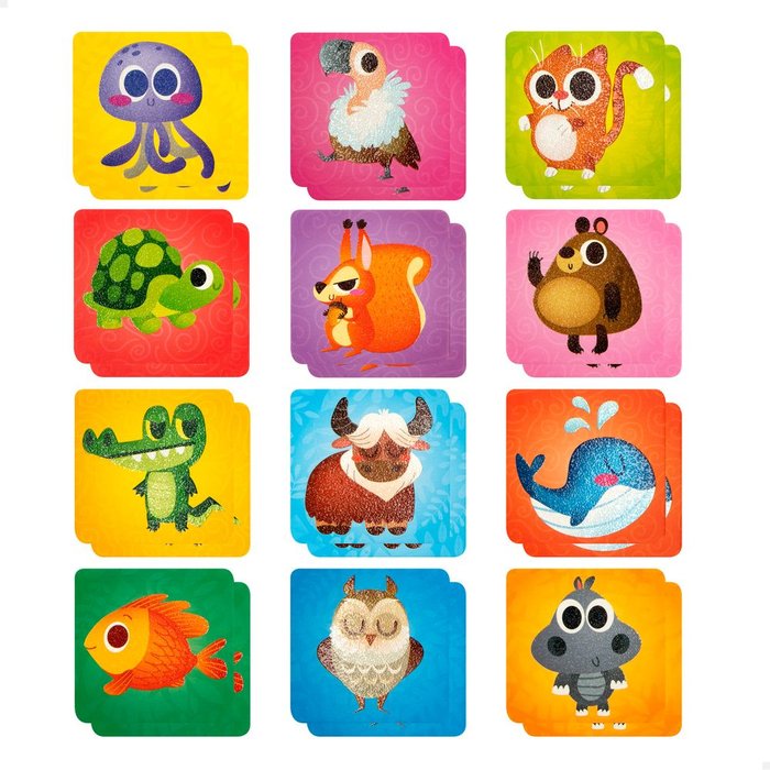 PUZZLE TEXTURAS MEMORIA+12M MONTESSORI | COLORBABY | 1 UNIDAD | 8008324092703