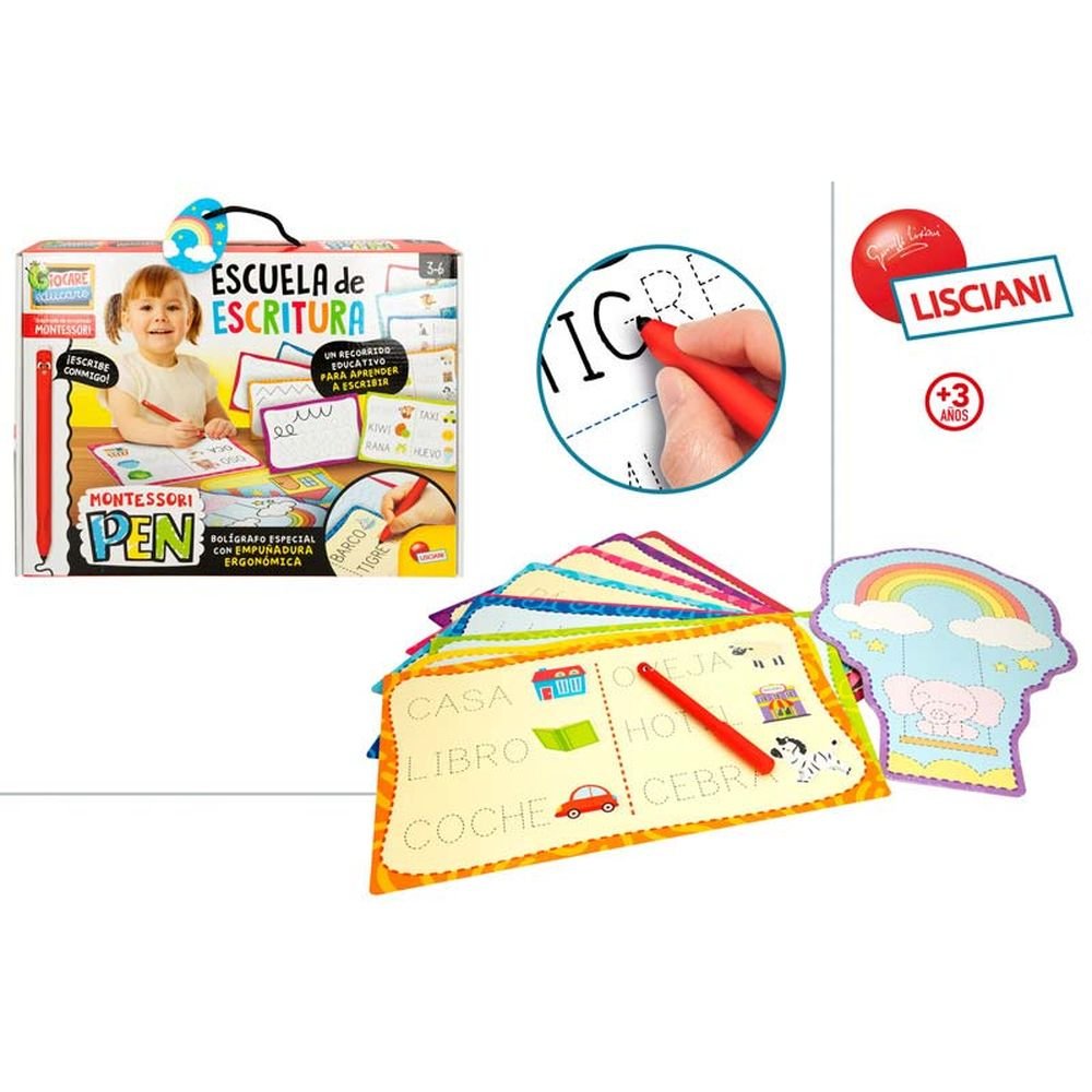 Juego Montessori Escuela de Escritura 3A Colorbaby