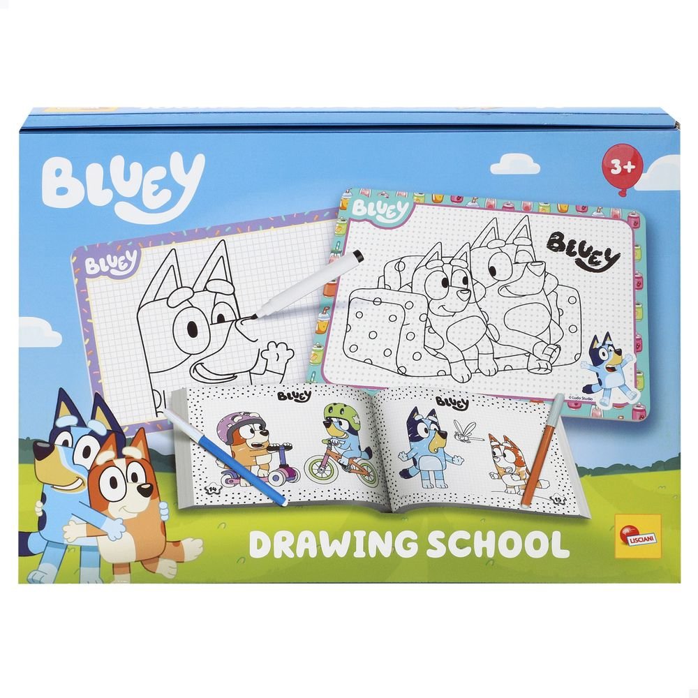 Bluey Escuela de Dibujo Marca Colorbaby Pack de 10 piezas