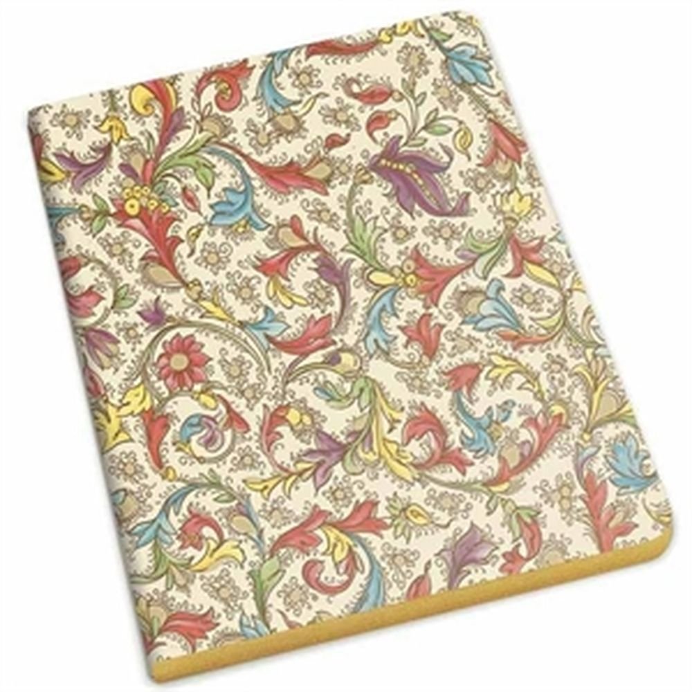Cuaderno Florentia A5 Borde Dorado Papelería Kartos