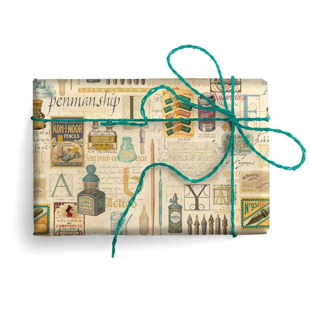 Expositor 25 Unidades Papel Regalo Escritura con Oro Regalo Kartos Imagen principal del producto