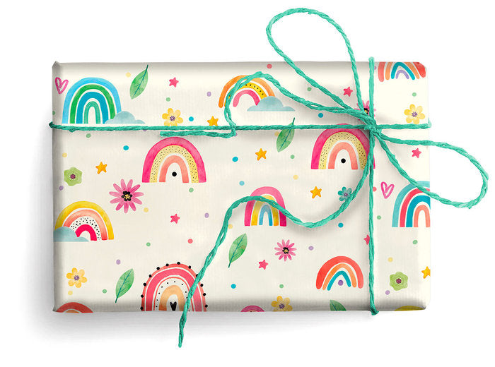 Expositor 25 Unidades Papel Regalo Arcoiris Regalo Kartos