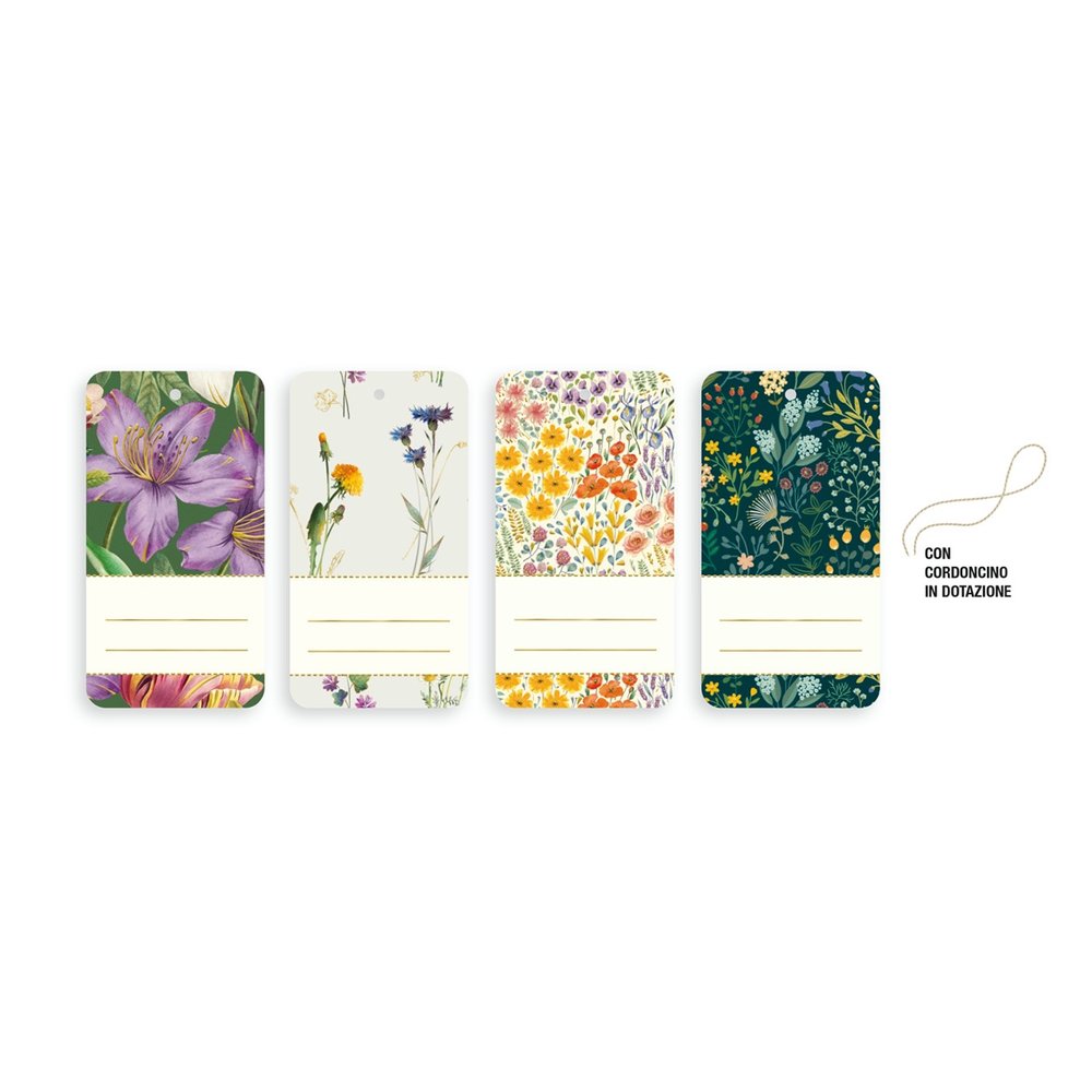 Expositor 100 Etiquetas Colgantes Flores Marca EXPOSITORES KARTOS