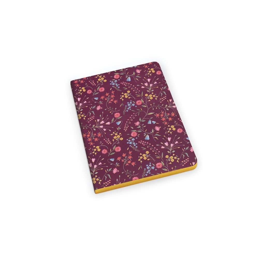 Cuaderno Tiny Blooms A5 con Borde Dorado PAPELERIA KARTOS