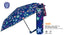 Paraguas Infantil Mini Plegable Estrellas Marca Perletti