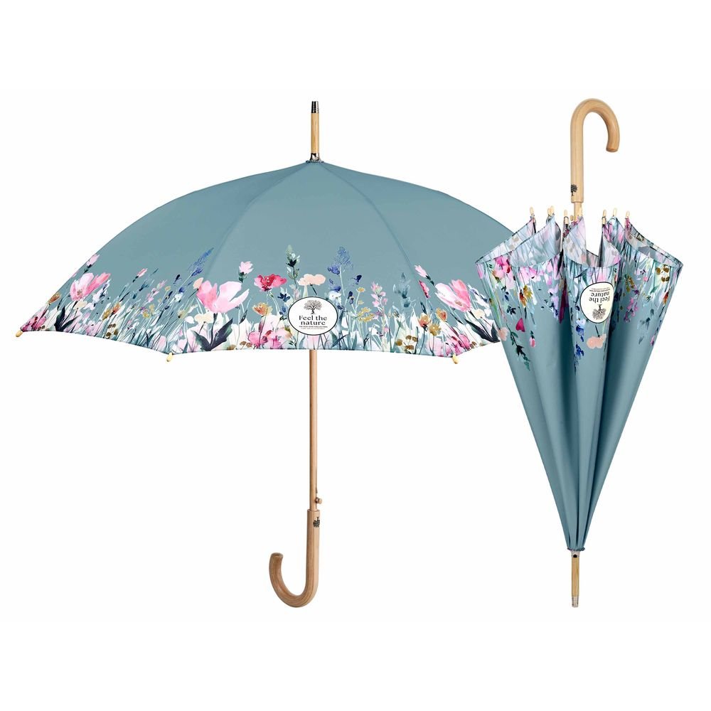 Paraguas largo mujer 61/8 aut floral Perletti Imagen principal del producto