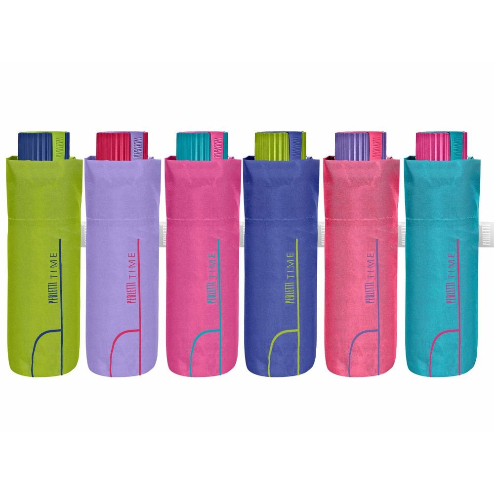 Paraguas Mujer Plegable 51/6 Man Light 5 Secc. Colores Lisos PERLETTI Imagen principal del producto