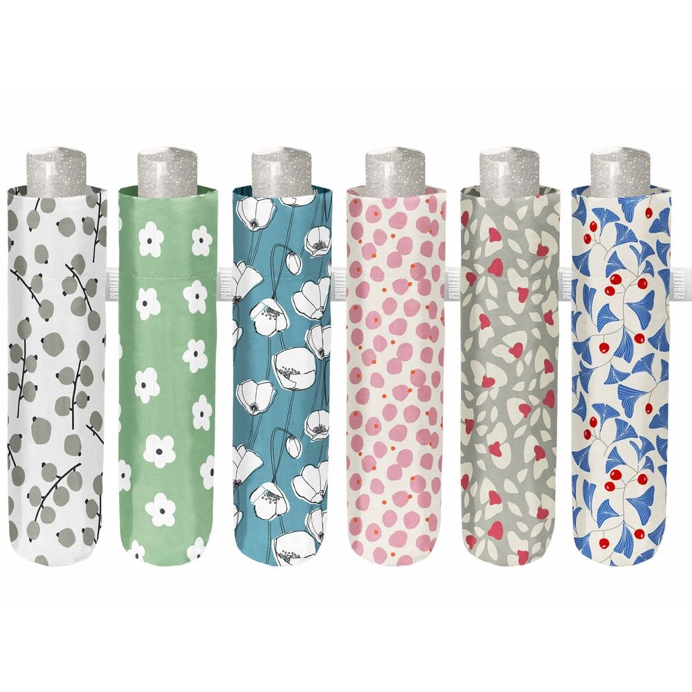 Paraguas Mujer Plegable 54/8 Manual Estampado Perletii
