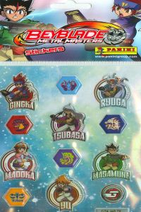 Stickers Beyblade Panini Fondo Pack 105 unidades