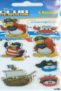 Club Penguins Stickers 65x25 Panini Fondo Pack de 65 pegatinas