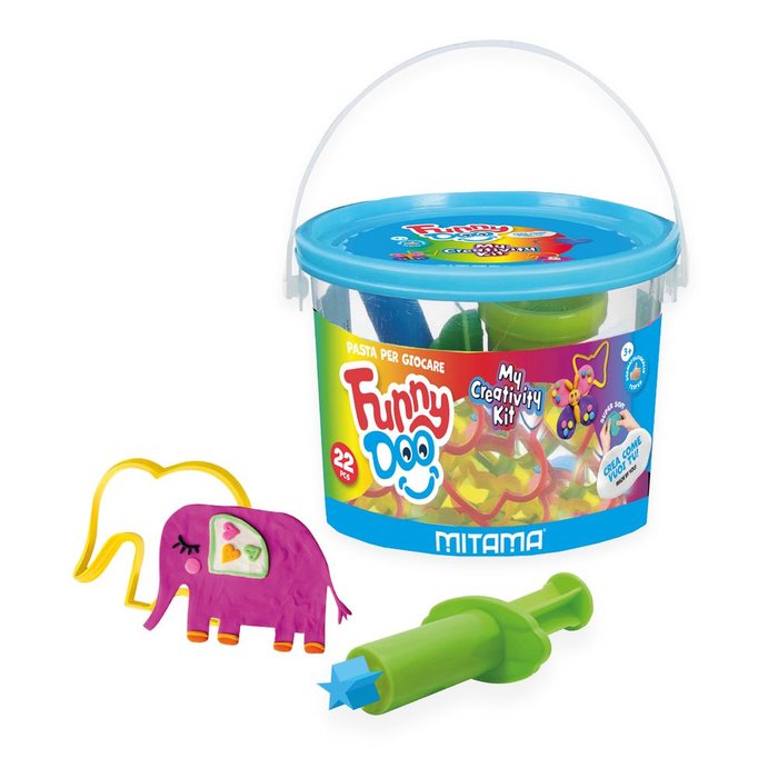 SET PARA MOLDEAR PLASTILINA CON COLOR SURTIDO FUNNY DOO MY | MITAMA JUGUETES | 1 UNIDAD | 8026624638537 Imagen principal del producto