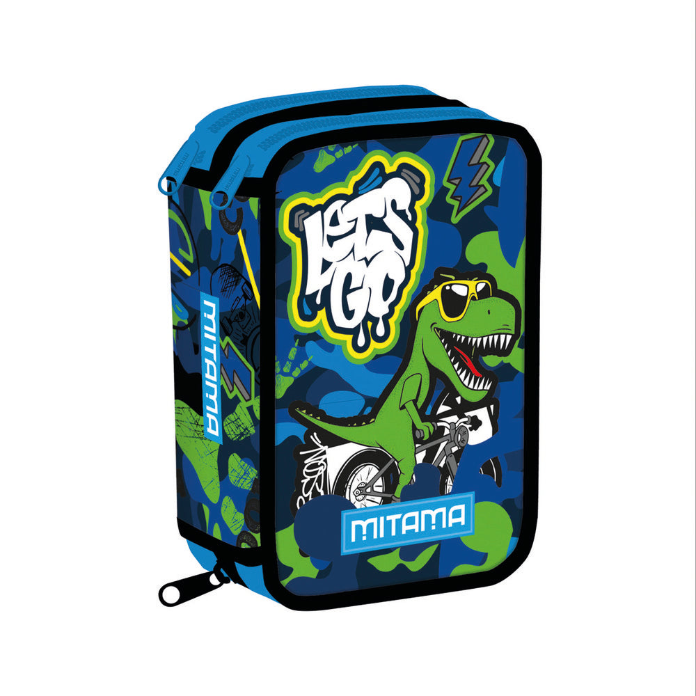 Plumier Triplo Cool Dino Marca Mitama Imagen principal del producto