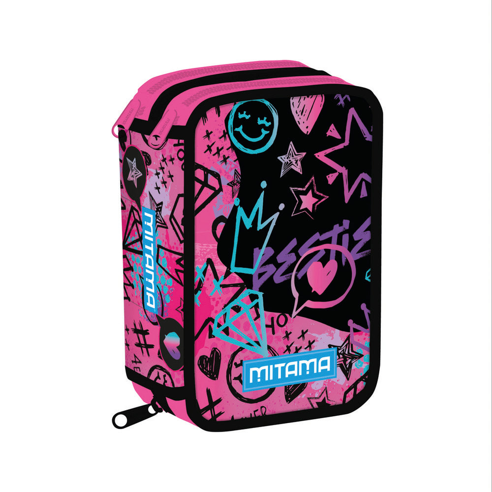 Plumier Triplo M-power Rock 'n Love Marca Mitama Imagen principal del producto