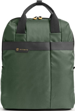 Mochila doble asa verde INTEMPO para colegio y uso diario