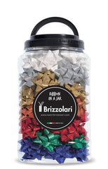 BOTE 120 COCAS ESTRELLAS BRILLO 10M COLORES SURTIDOS | BRIZZOLARI | 1 UNIDAD | 8031653433510