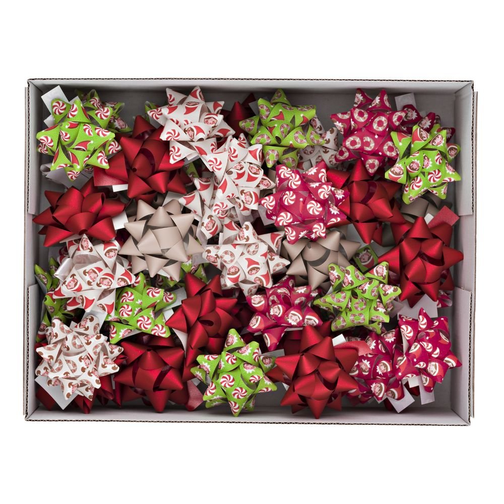 Caja 50 Cocas Estrellas 65 mm Elfo Navidad Brizzolari Imagen principal del producto