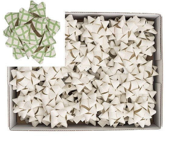 Caja 36 Cocas Estrellas 90 mm Rombos Papel Reciclado Brizzolari Imagen principal del producto