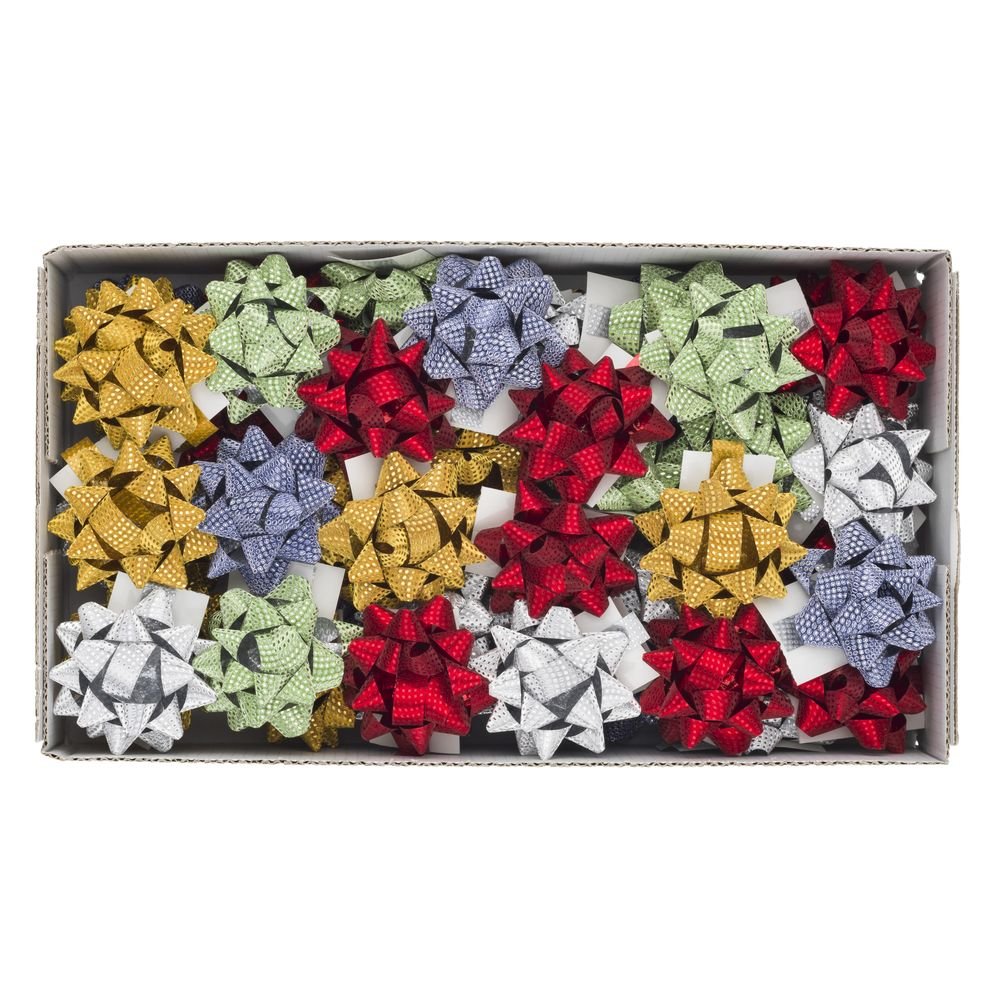 Caja 50 Cocas Estrellas 50 mm Wave Colores Surtidos BRIZZOLARI Imagen principal del producto