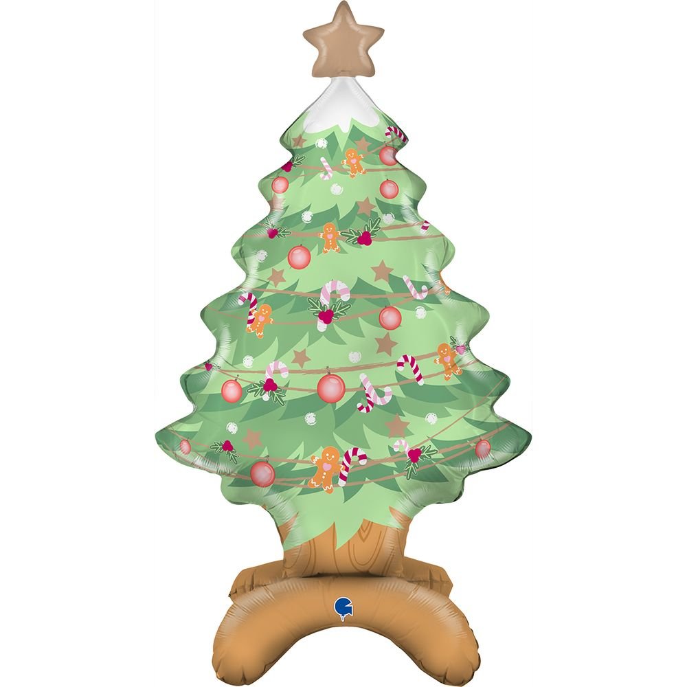 GLOBO ARBOL DE NAVIDAD DE STANDUPS 97 CM | GRABO BALLOONS | 1 UNIDAD | 8050195700065