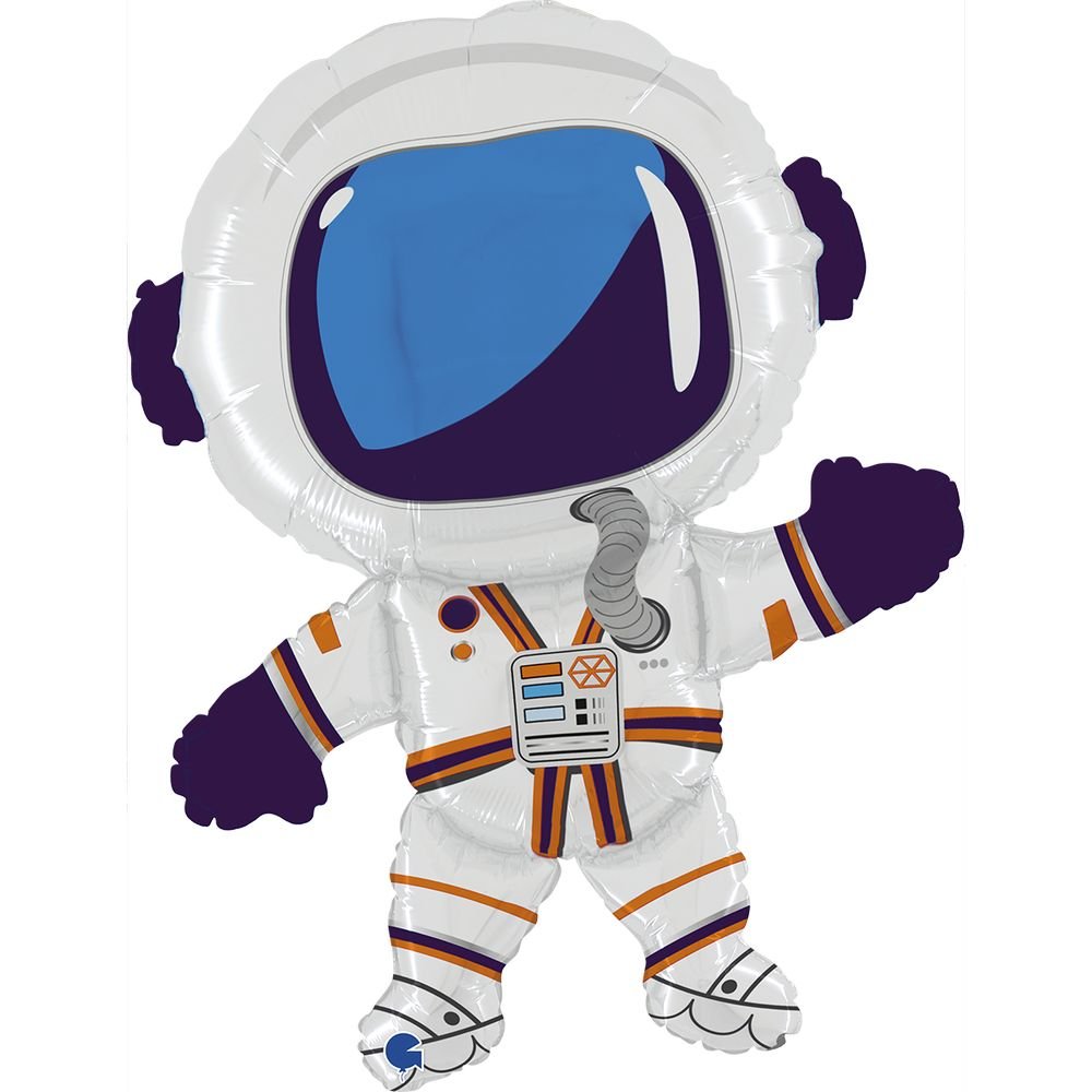 GLOBO ASTRONAUTA FELIZ 71CM | GRABO BALLOONS | 1 UNIDAD | 8050195720346