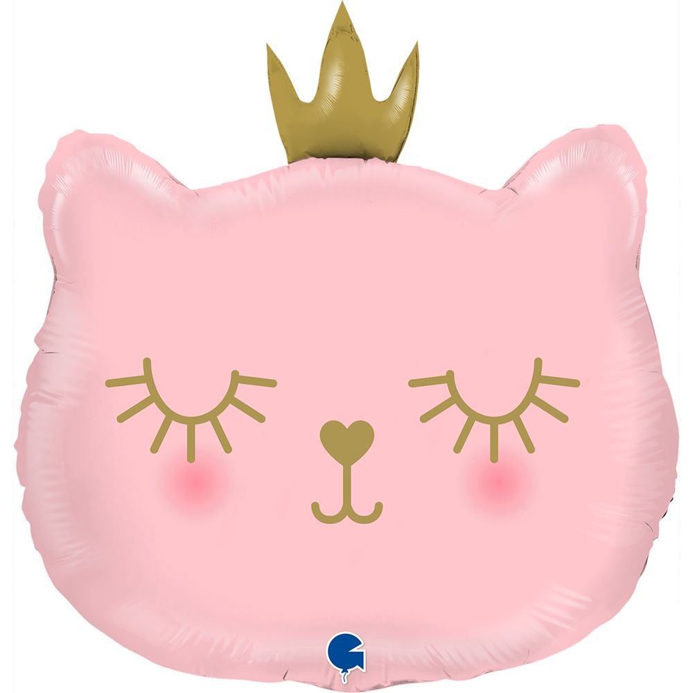 GLOBO PRINCESA GATA 53CM | GRABO BALLOONS | 1 UNIDAD | 8050195720711