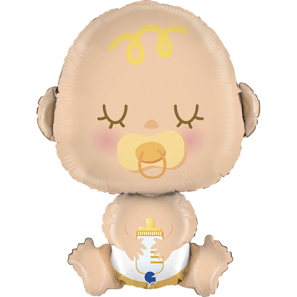 GLOBO BEBE CON CHUPETE 58CM | GRABO BALLOONS | 1 UNIDAD | 8050195720841