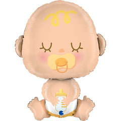 GLOBO BEBE CON CHUPETE 58CM | GRABO BALLOONS | 1 UNIDAD | 8050195720841