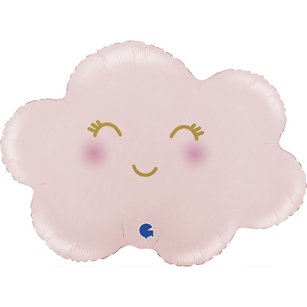 GLOBO NUBE SATINADA ROSA PASTEL 61 CM | GRABO BALLOONS | 1 UNIDAD | 8050195721183