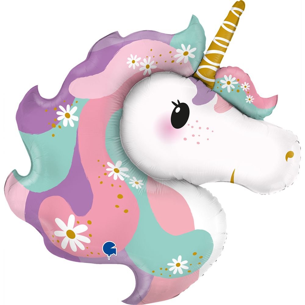 GLOBO UNICORNIO HIPPIE 81 CM | GRABO BALLOONS | 1 UNIDAD | 8050195721527