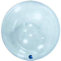 GLOBO GLOBO AZUL TRANSPARENTE 38 CM 4D 38 CM | GRABO BALLOONS | 1 UNIDAD | 8050195744601