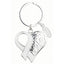 LLAVERO CORAZON LAZO BLANCA | BAGUTTA | 1 UNIDAD | 8050999810328