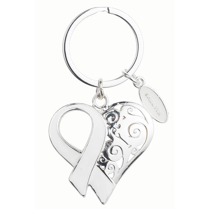 LLAVERO CORAZON LAZO BLANCA | BAGUTTA | 1 UNIDAD | 8050999810328