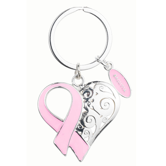 LLAVERO CORAZON LAZO ROSA | BAGUTTA | 1 UNIDAD | 8050999810359