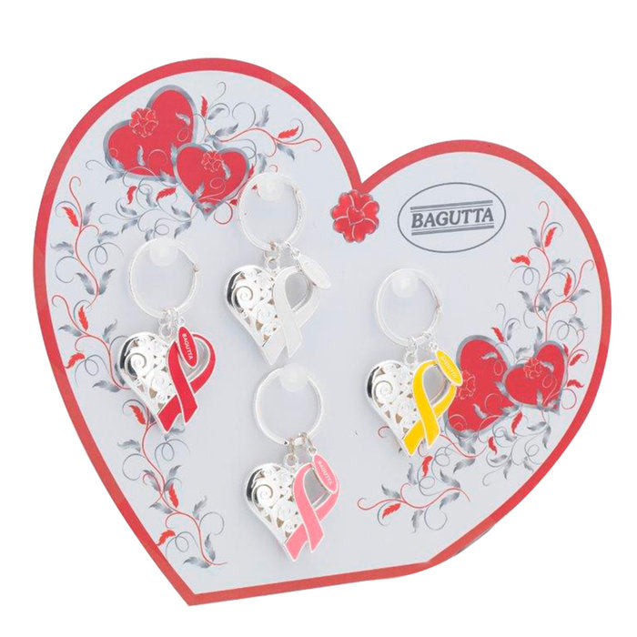 EXPOSITOR 8 LLAVEROS CORAZONES LAZOS | BAGUTTA | ENVASE 8 UDS. UNIDAD | 8050999811592