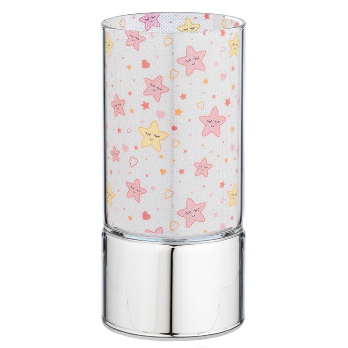 Lampara Cristal 7x15 Estrellas Rosa Bagutta Imagen principal del producto