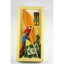 Set Pluma Madera Decorada Punta Metal y Tinta 10CC Loros Am