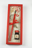 Set Escritura Plumin Rojo y Tinta Rubinato