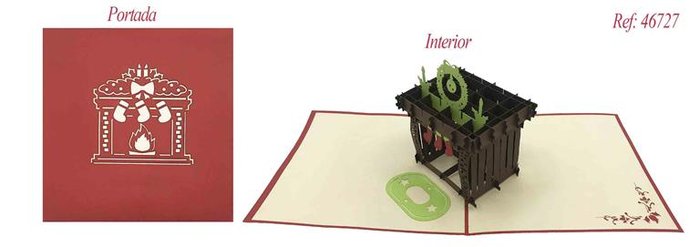 CHRISTMAS 3D CHIMENEA | ARGUVAL, S,L, | 1 UNIDAD | 8052744434216