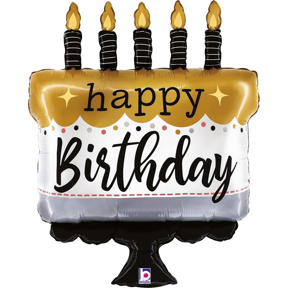 GLOBO CUMPLEAÑOS METALICO SATEN PASTEL 71 CM | GRABO BALLOONS | 1 UNIDAD | 8055513252813