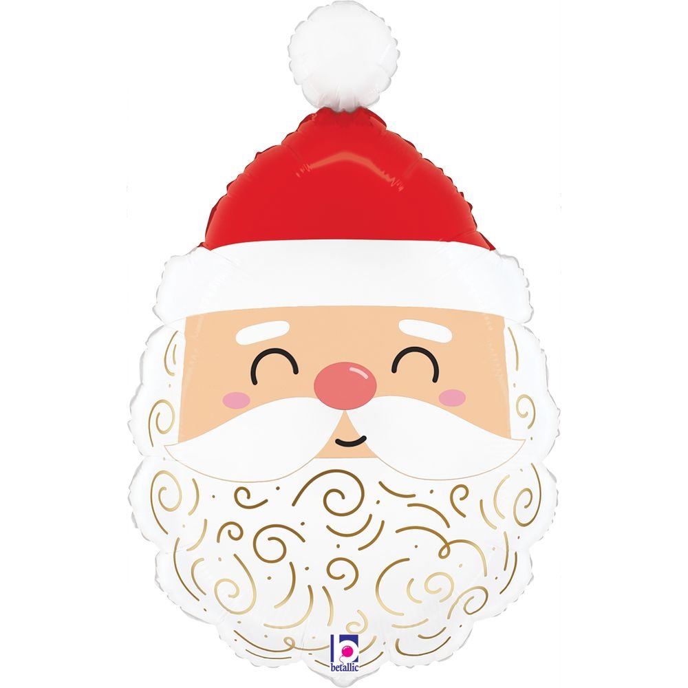 GLOBO PAPA NOEL ALEGRE 64 CM | GRABO BALLOONS | 1 UNIDAD | 8055513254091