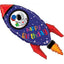 Globo cohete de cumpleaños 91 cm Happy Birthday Grabo Balloons