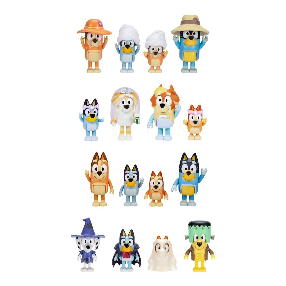 BLUEY PACK 4 FIGURAS S4 | FAMOSA | 1 UNIDAD | 8056379194453