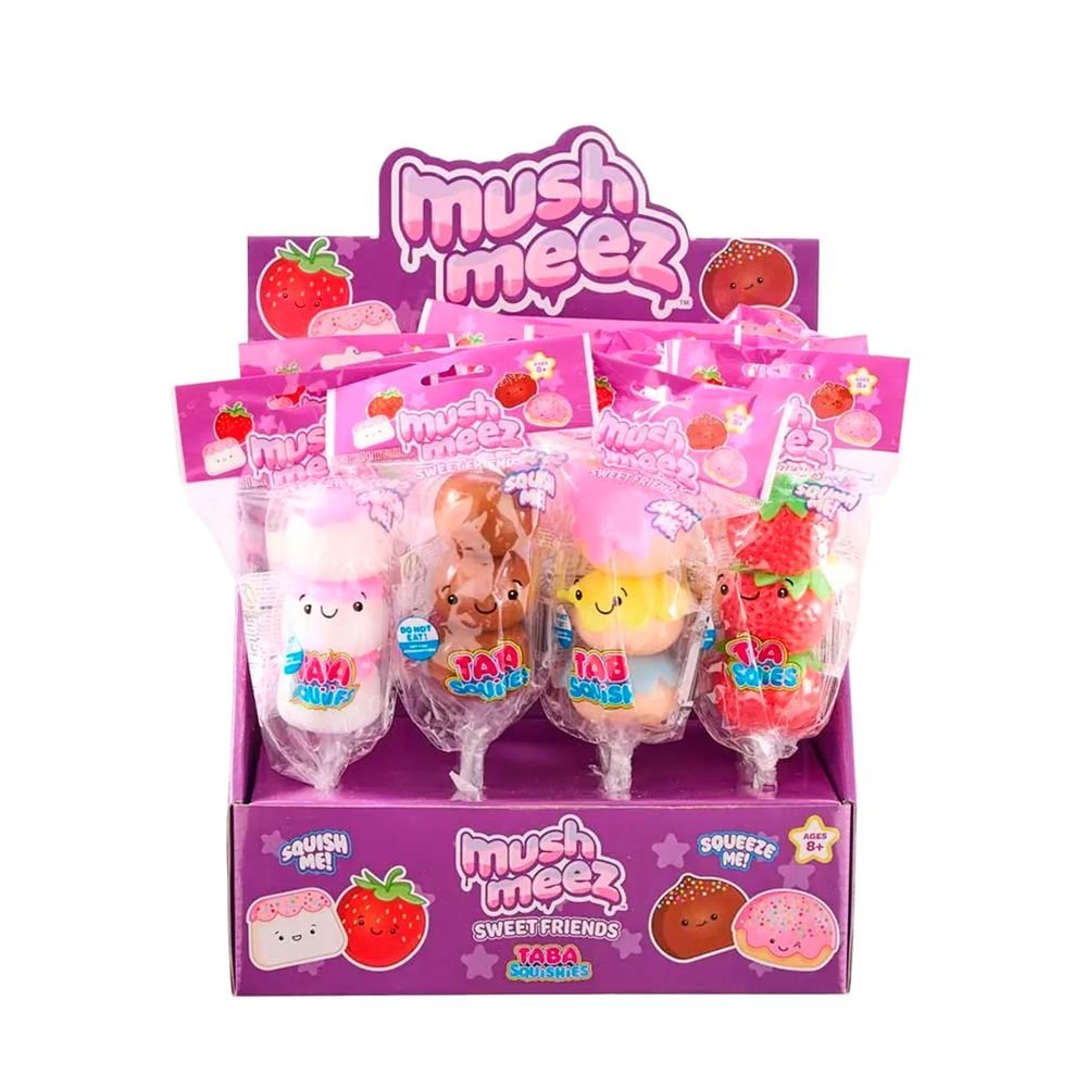 Expositor 12 Squishi Mushmeez Brocheta Comida FAMOSA Imagen principal del producto