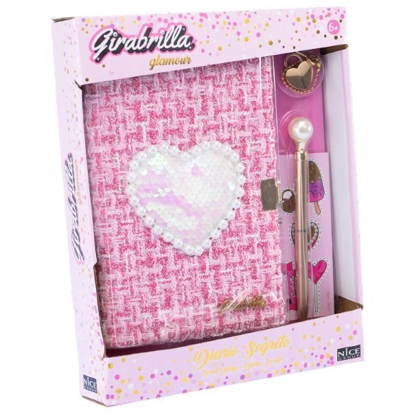 DIARIO SECRETO CON BRILLANTES TWEED | 1 UNIDADES | (NICE GROUP) Imagen principal del producto