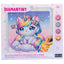 Juego Crea con Diamantes Gato-Unicornio Mariposas Marca Diamantiny Nice