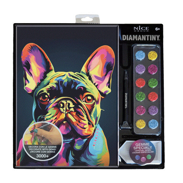 Juego Crea con Diamantes Diamantiny Pop 2 French Bulldog Marca Diamantiny Nice Imagen principal del producto