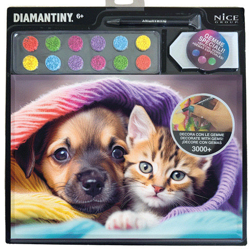 JUEGO CREA CON DIAMANTES DIAMANTINY PETS | DIAMANTINY NICE | 1 UNIDAD | 8056779961129 Imagen principal del producto