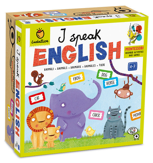 Juego de mesa I Speak English Animales Ludattica